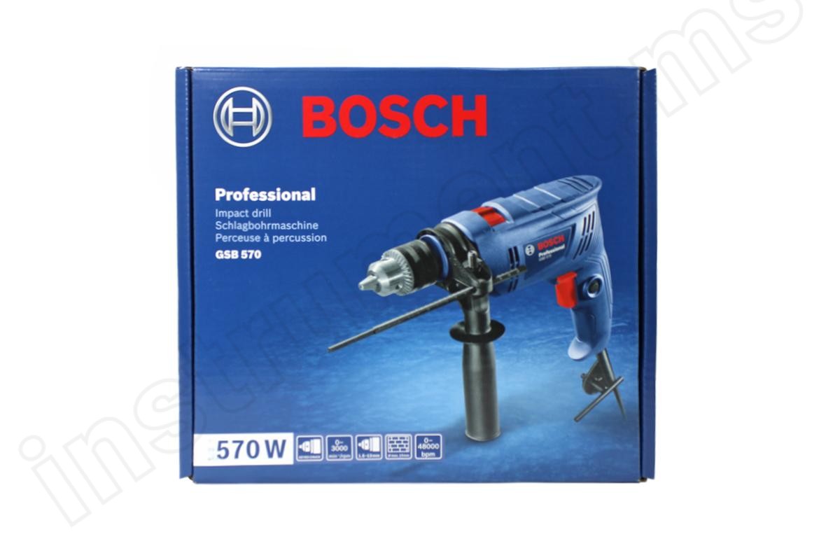 Дрель ударная Bosch GSB 570 Pro  арт.06011B70R0 - фото 8