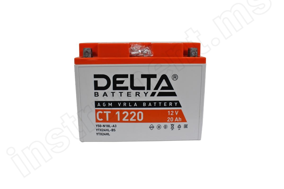 Аккумулятор Delta CT 1220   арт.Y50-N18L-A3, YTX24HL-BS, YTX24HL - фото 2