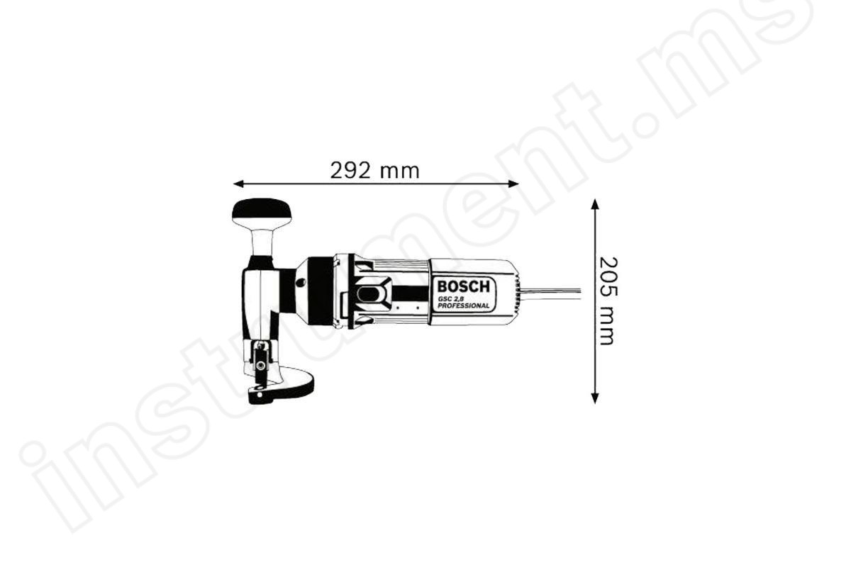 Ножницы вырубные Bosch HD GSC 2,8   арт.0601506108 - фото 4